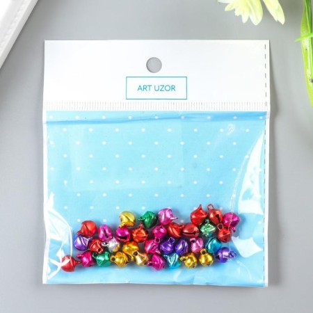 Set of decor for creativity Metal "Color Bells" weight 5 g, D-0.7 cm, 12x10 cm-2