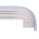 Three -cereal cornice "Ultracompact. Classic ", 240 cm, with a decorative strip 7 cm, the color is blond oak