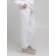 Women's pants with the basis, size 54, white color