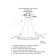 Suspended chandelier ASTOR LED 3000K