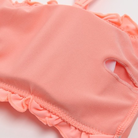 Women's swimsuit with a top bando minku color peach color, size 42-7
