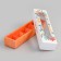 New Year. Box for 5 sweets "Mandarins", 21x5x3.3 cm, confectionery packaging