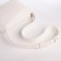 Female bag over the shoulder Textura, medium size, white color