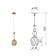 Lamp Cindy 9119-201 1he27 40wt