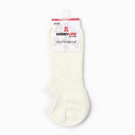 Women's socks, milk color, size 36-40-2