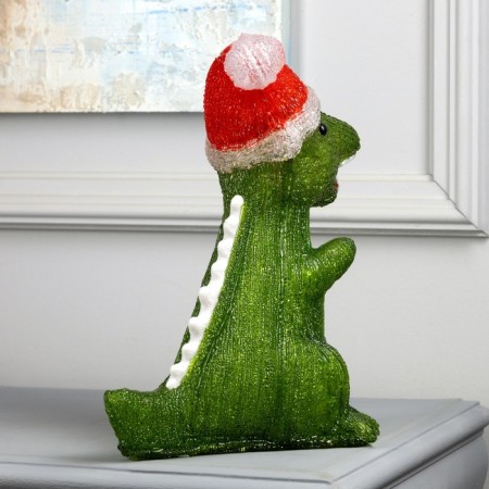 Figure Acryl. "Dinosaur" 30 cm, 40 led, 220v, white glow-2
