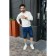 Male ISee shorts, size 54, blue color