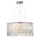 Suspended Indigo, 12032/8p Chrome. 8x40W, E14, 600x600x310/1310 mm