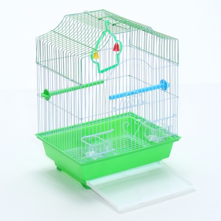 Poultry cell equipped BD-1/4F, 30 x 23 x 39 cm, green (packing 12 pcs)-4