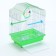 Poultry cell equipped BD-1/4F, 30 x 23 x 39 cm, green (packing 12 pcs)
