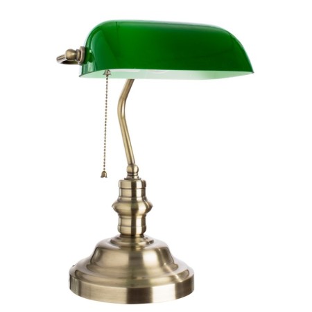 Banker 1x60W E27 Banker, bronze 27x40x40 cm