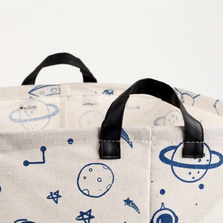 Basket for toys "in space" 30x30x30 cm-8