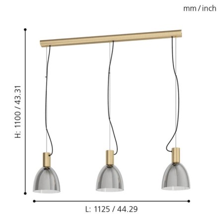 Lebalio 3x40W chandelier E27-2