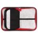 Penal 3 sections, tab inside, 140 x 210 x 40 mm, fabric, calligrata top block "Cool bulldog"