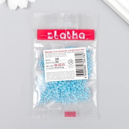 Beads "Zlatka" 08/0, 3 mm, 10 g 0215 St.-2