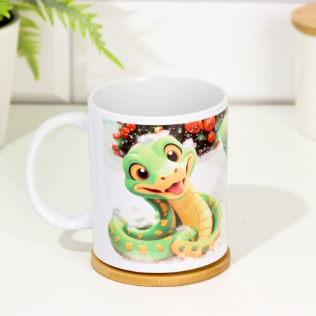 Sublimation mug "Year of the snake 2025" with application-1