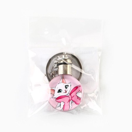 Keychain for keys with a flashlight "cat", 4 x 2 cm-5