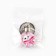 Keychain for keys with a flashlight "cat", 4 x 2 cm