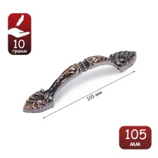 Tundra handle PC177, m/o 105 mm, color copper