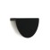 Cappio h003bl bracket handle is a semicircle, aluminum, l = 110 mm, m/o 64 mm., Black color