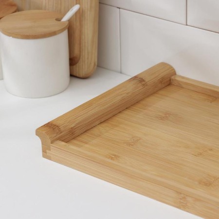 STRIATA shade for serving 35 × 22.5 cm, bamboo-2