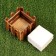 Floristic pot "Edwin" natural, 10x10x6cm