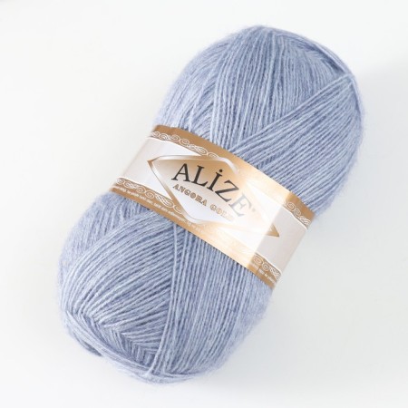 Yarn "Angora Gold" 20% wool, 80% acrylic 550m/100g (221)-1