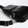 Bag - sling, textura, genuine leather, black color
