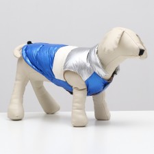Jacket for dogs with weighting size 14 (DS 32, OG 42, Osh 31), silver-blue