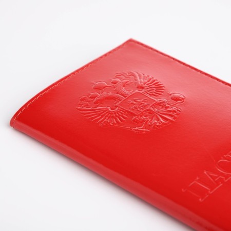 Cover for passport, red color-3
