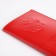 Cover for passport, red color