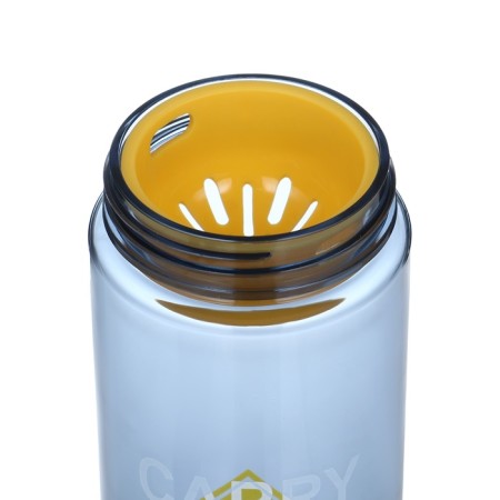 Water bottle, 550 ml, 22.5 x 6.7 cm, sieve, blue-2