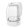 Teapot Maunfeld MGK-613WH, glass, 1.7 l, 2200 watts, white