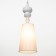 Lamp Bayerlux "Jarine" E27 white 15x15x47-147 cm