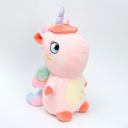 Soft toy "Unicorn", with a blanket, pink color-1