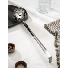 Stainless steel linen is whole, 240 ml, h = 44.5 cm, steel thickness 1.5 mm, silver color