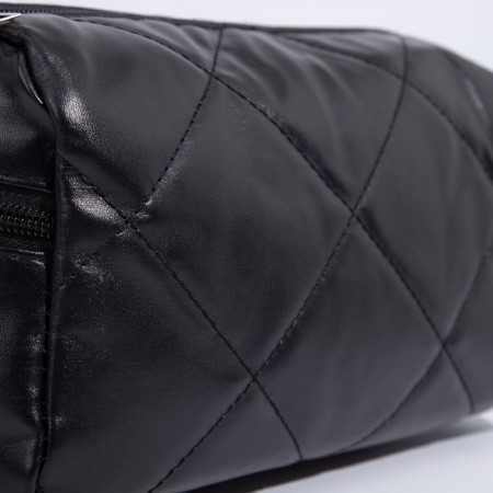 Bag Cross-Bodi with a zipper, black color-3