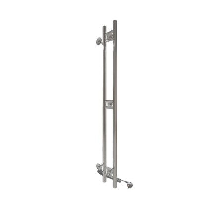The towel electric "Sanprise" duet circle, 100x1200 mm, right, chrome-5