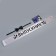 Carnival set "Business graduate", 2 items: silver tape + pin, butterfly tie tie