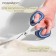 Universal scissors, 7.9 ", 18 cm, blue/black color