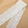 Lace embroidery, 45 mm × 13 ± 1 m, white color