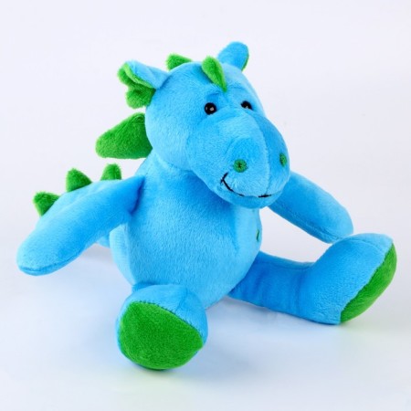 Soft toy "Dracos with stars", 14 cm, blue color-3