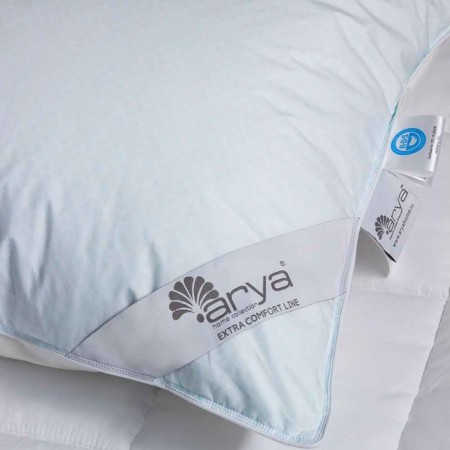 Pillow, size 50x70 cm, white blue color-1