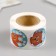 New Year Stick Paper "Snowman and Beast" d = 2.5 cm 252 pcs in the roll