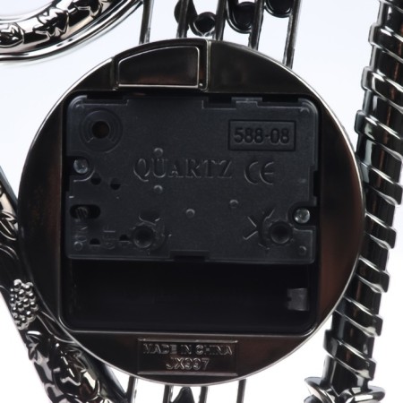 Clock - tabletry “Arfa”, discrete move, dial d -6.5 cm, 19 x 14 cm, aa-5