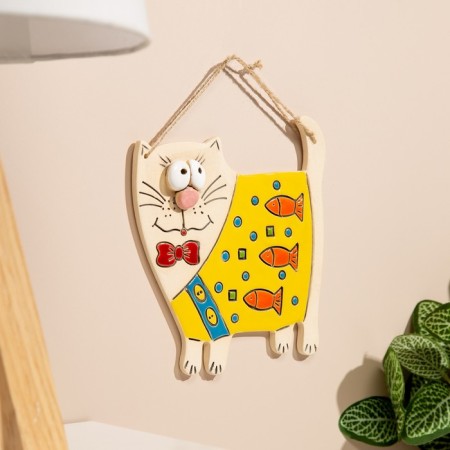 Souvenir "Kotik", Mayolika, 15 cm, mix-1