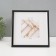 Photo frame Plastic Gallery 20x20 cm, 636477-22, black with silver (plastic screen)