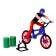 Finger bike with a figure, mix
