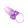 Erective vibro-ring, d = 3.5 cm, gel silicone, purple