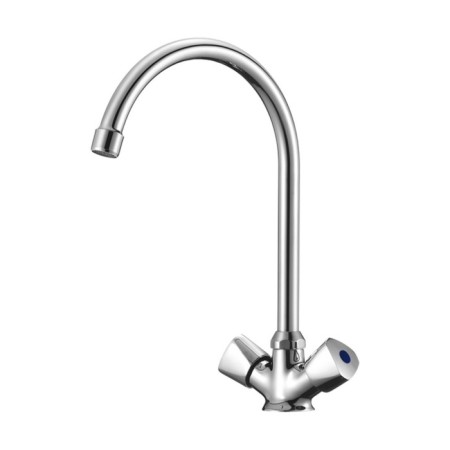 MILARDO Tring TRISB0JM05 kitchen mixer, two -wound, high spout 285 mm, chrome